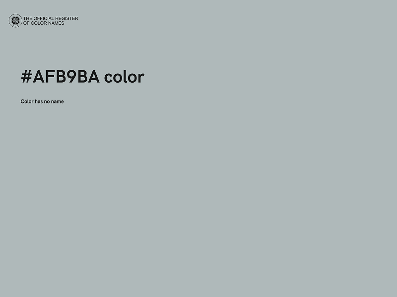#AFB9BA color image