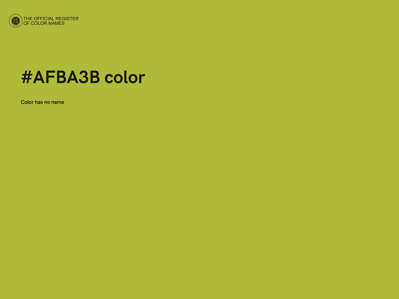 #AFBA3B color image