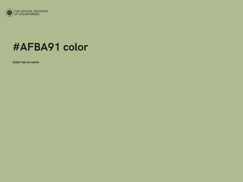 #AFBA91 color image