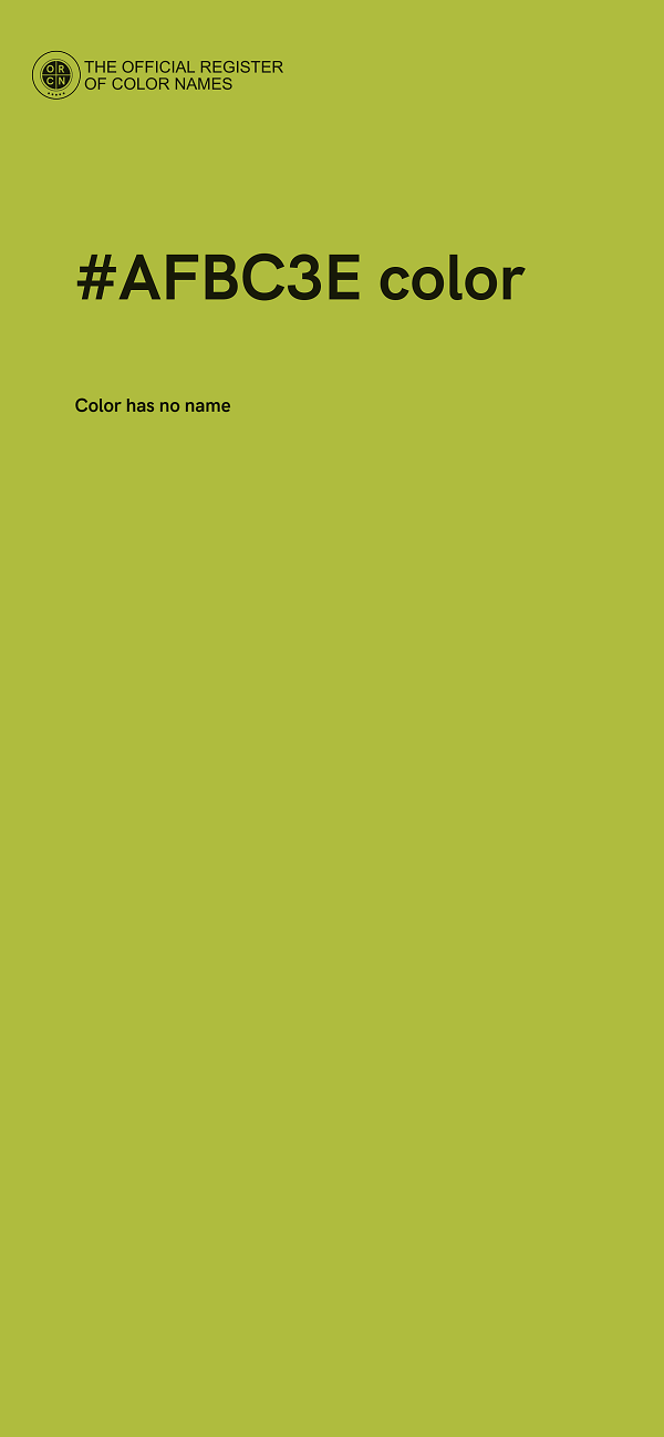 #AFBC3E color image