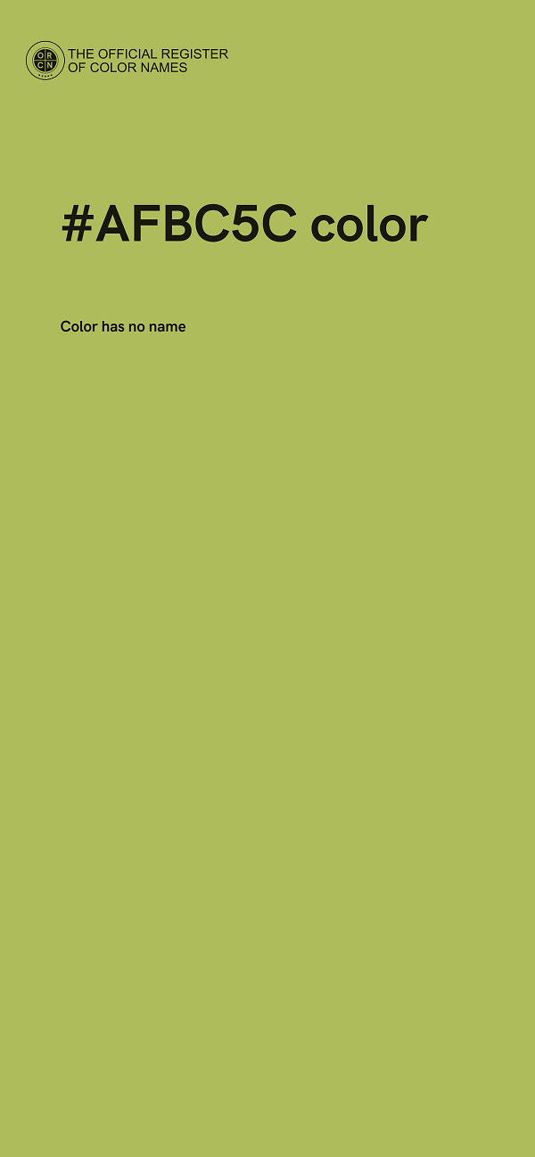 #AFBC5C color image
