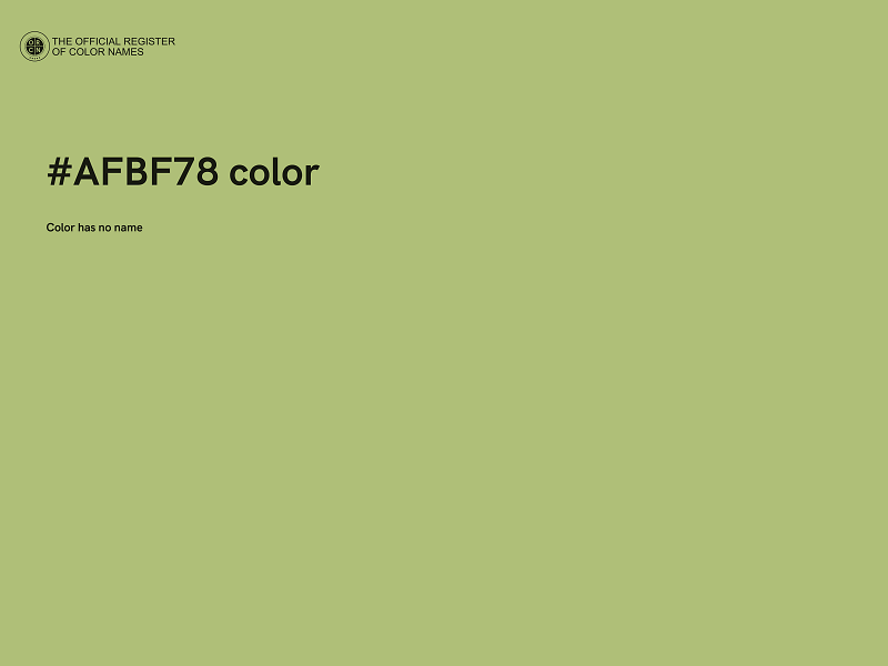 #AFBF78 color image