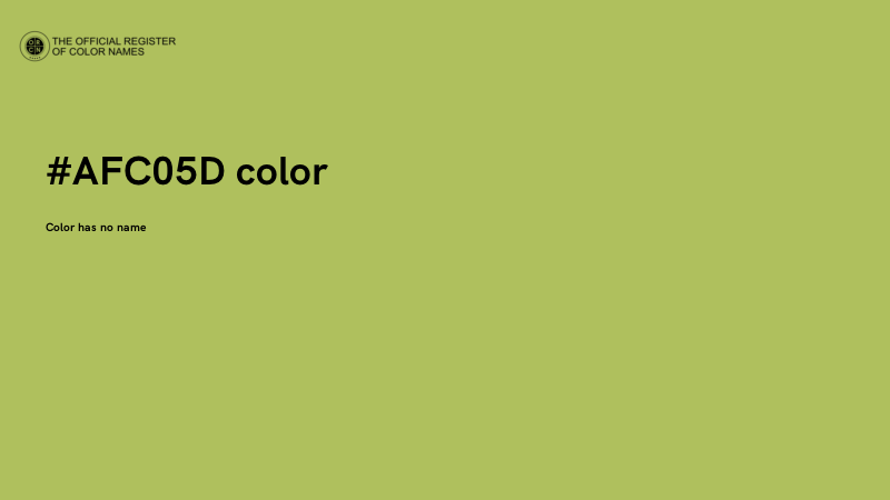 #AFC05D color image