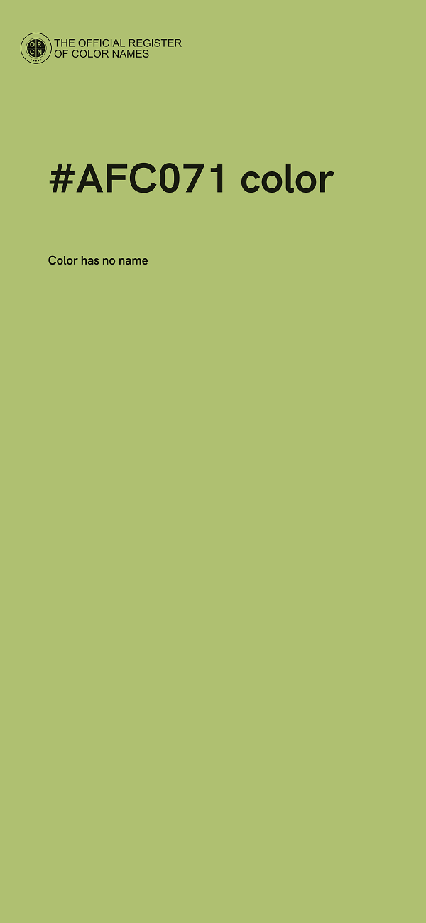 #AFC071 color image