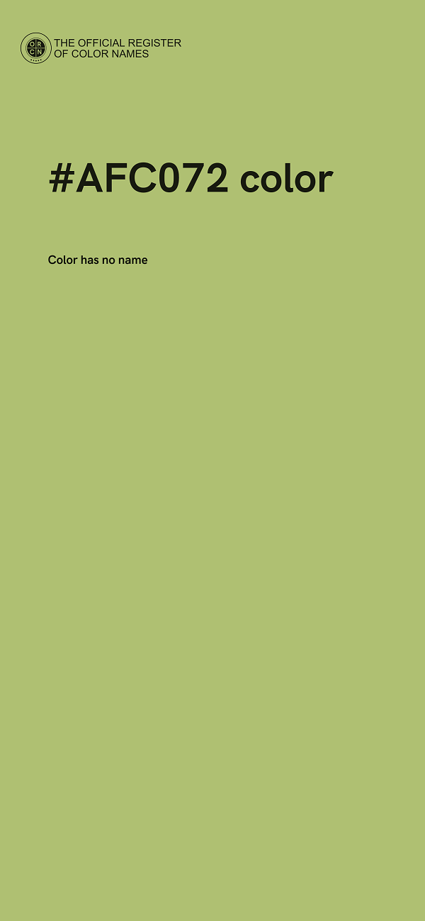 #AFC072 color image