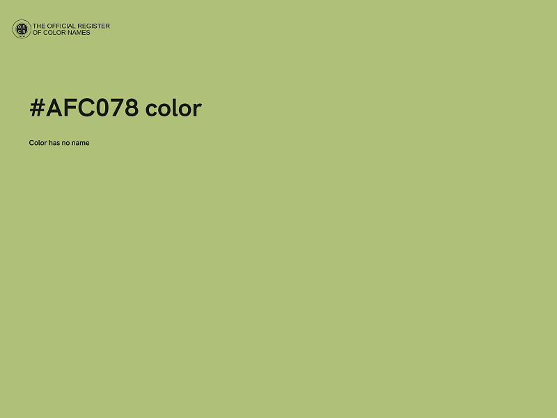 #AFC078 color image