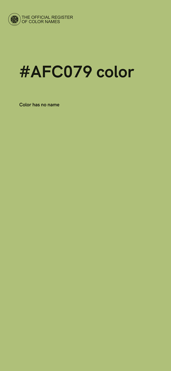 #AFC079 color image