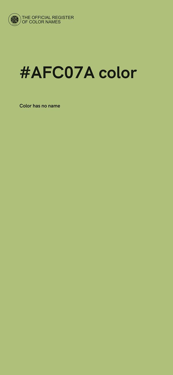 #AFC07A color image