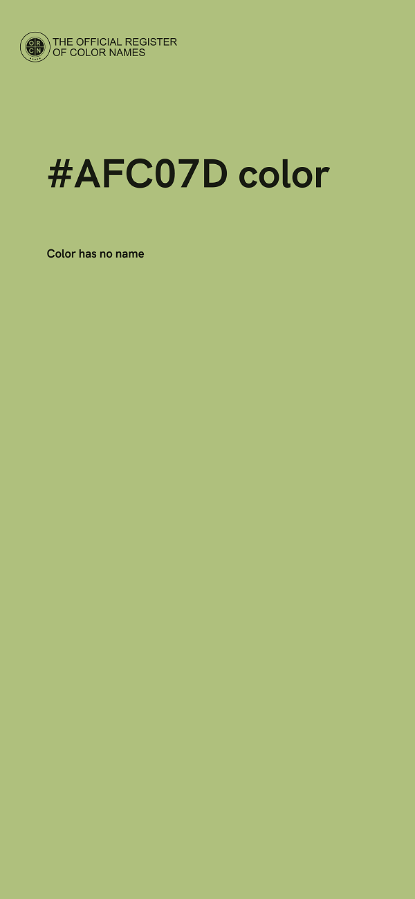 #AFC07D color image
