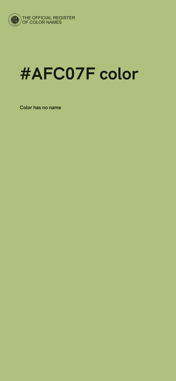 #AFC07F color image