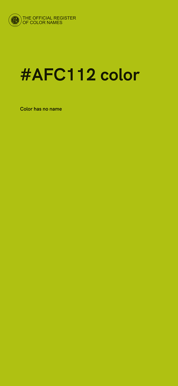 #AFC112 color image