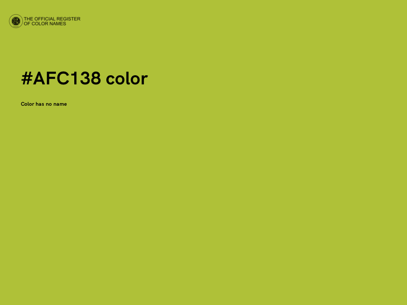 #AFC138 color image