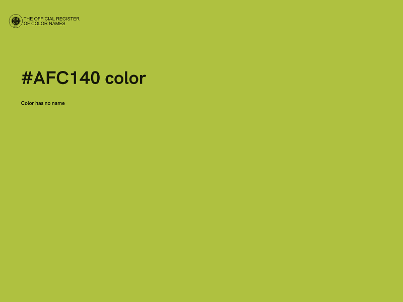 #AFC140 color image