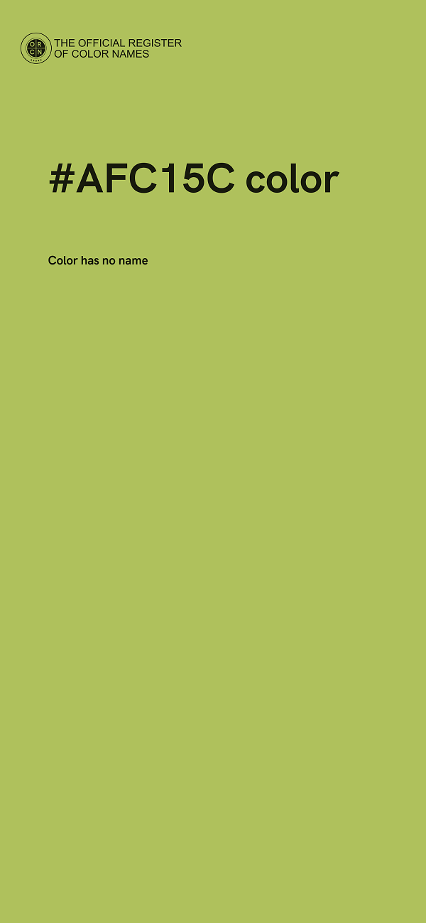#AFC15C color image