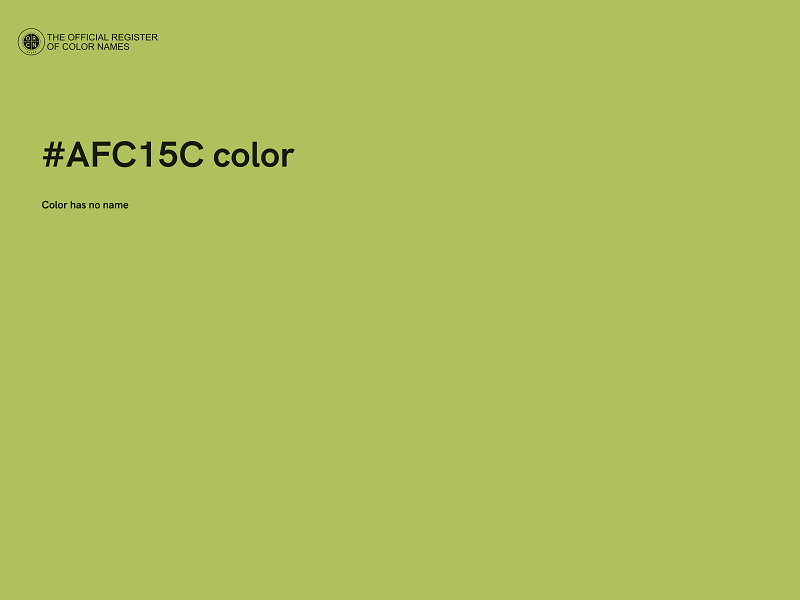 #AFC15C color image