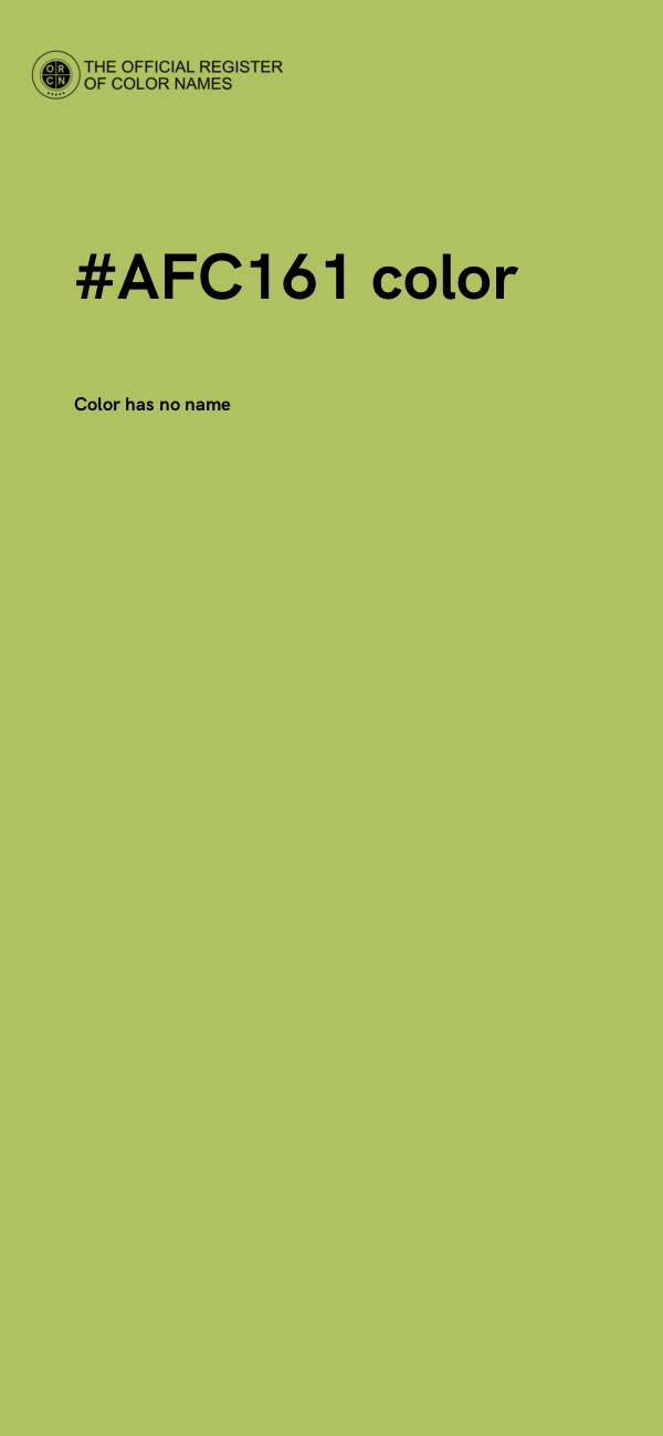#AFC161 color image