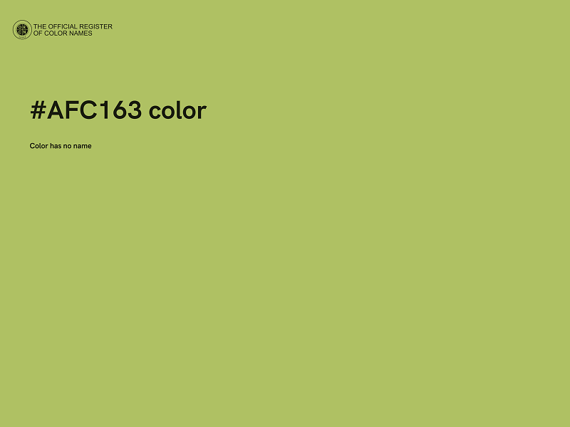 #AFC163 color image