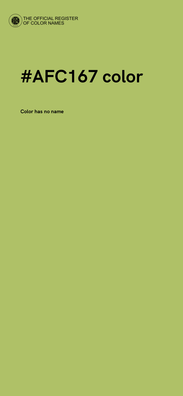 #AFC167 color image