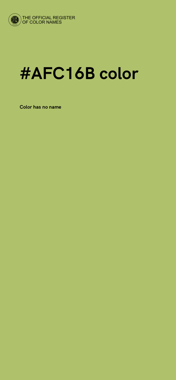 #AFC16B color image