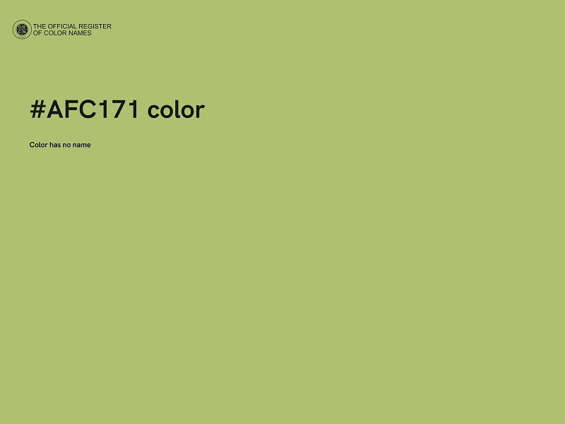 #AFC171 color image