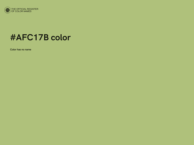 #AFC17B color image