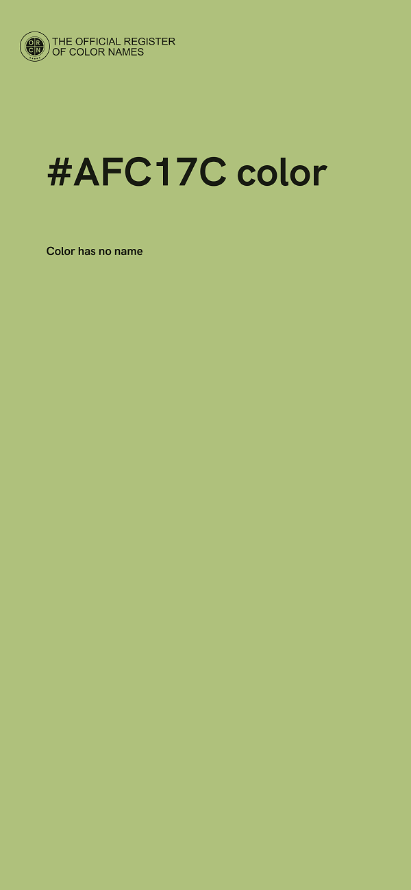 #AFC17C color image
