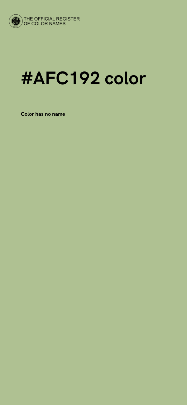 #AFC192 color image