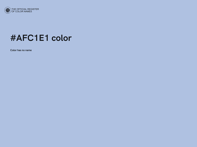 #AFC1E1 color image
