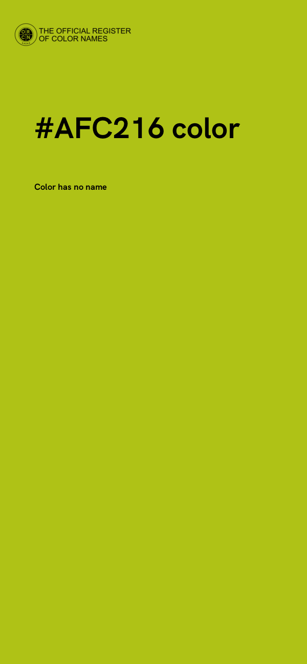 #AFC216 color image