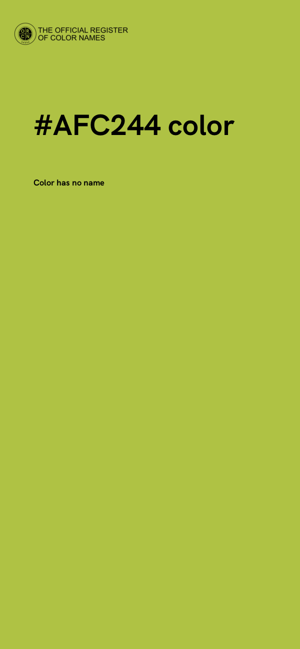 #AFC244 color image