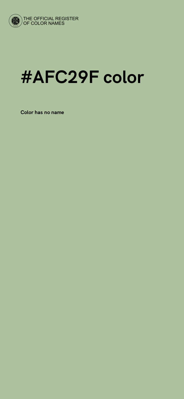 #AFC29F color image