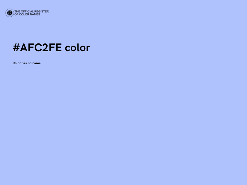 #AFC2FE color image