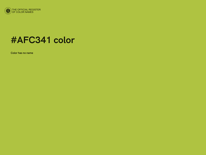 #AFC341 color image