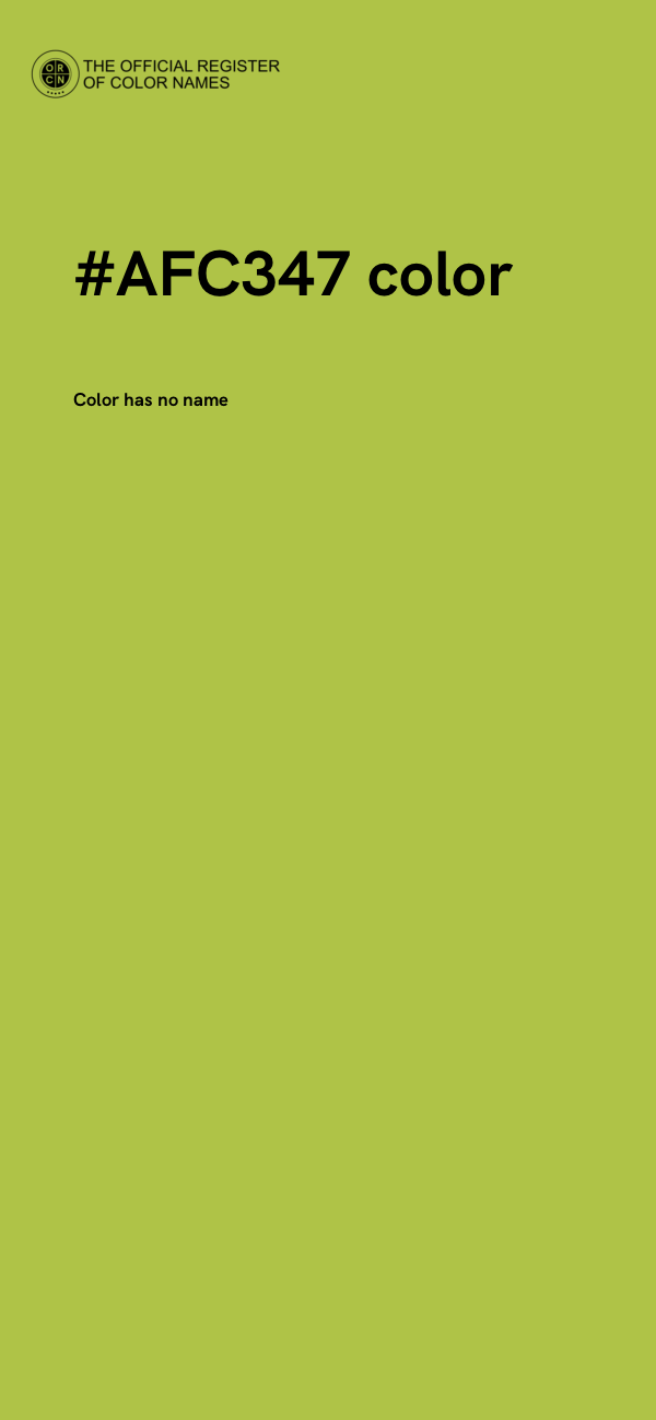 #AFC347 color image