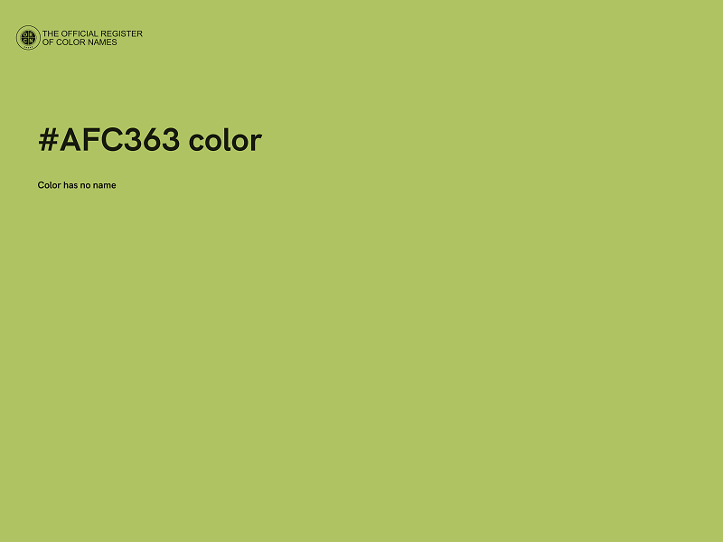 #AFC363 color image