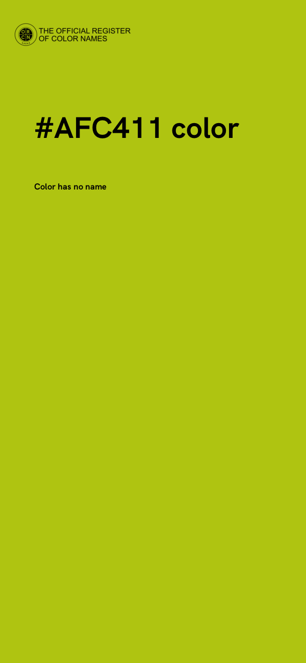 #AFC411 color image