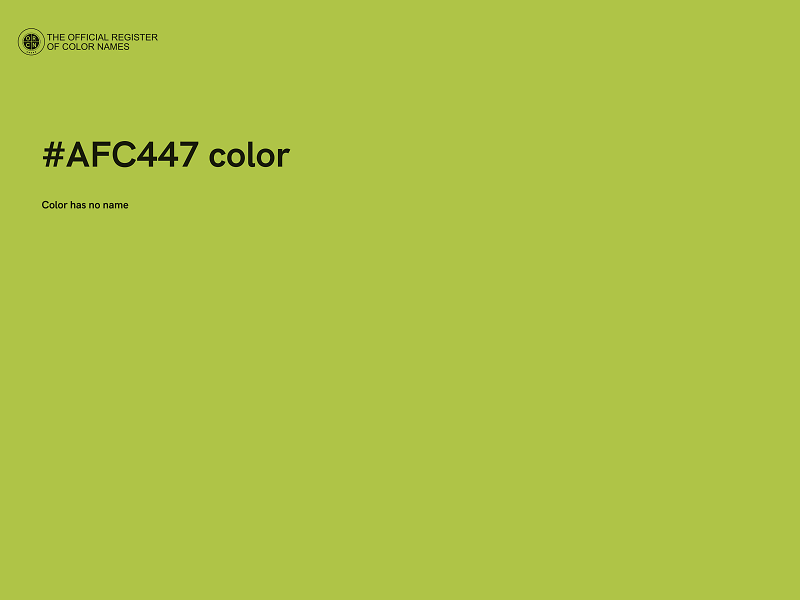 #AFC447 color image