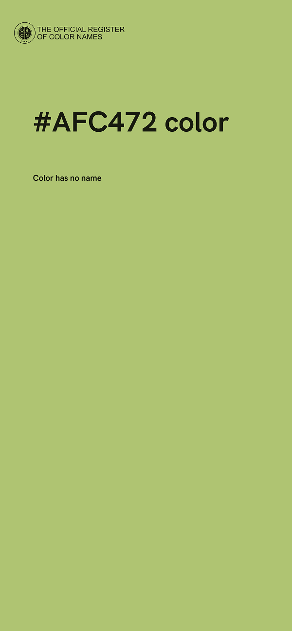 #AFC472 color image