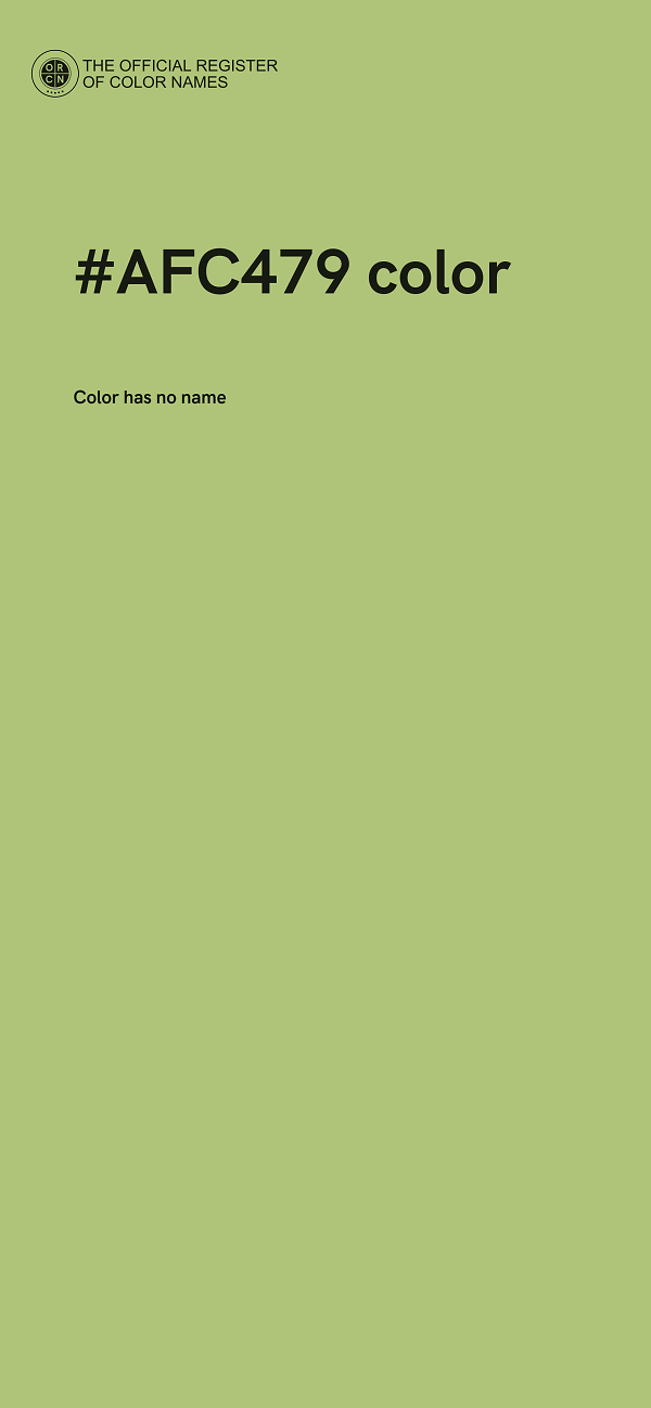 #AFC479 color image