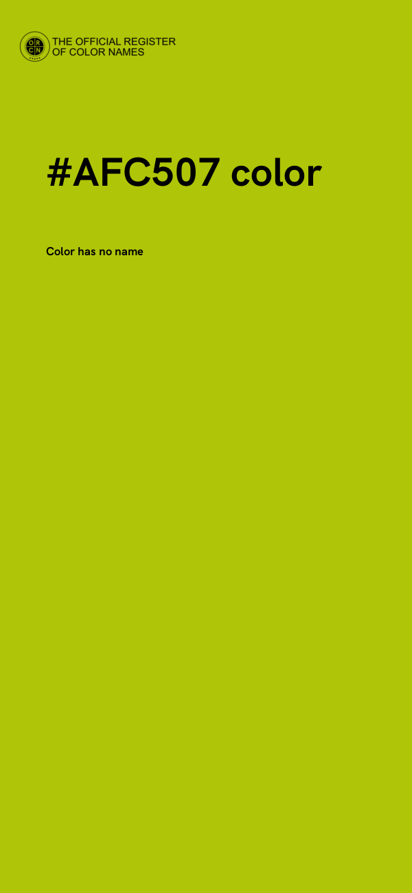 #AFC507 color image
