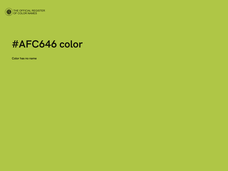 #AFC646 color image