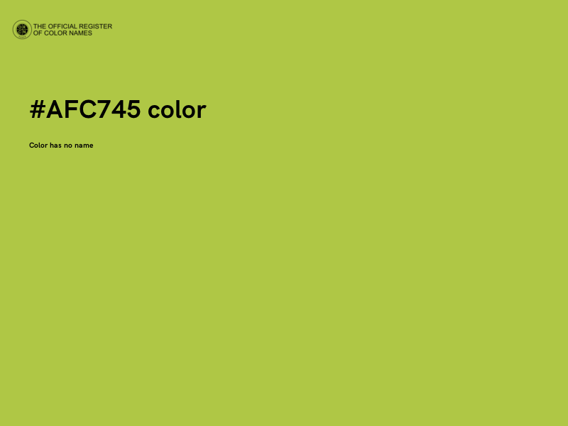 #AFC745 color image