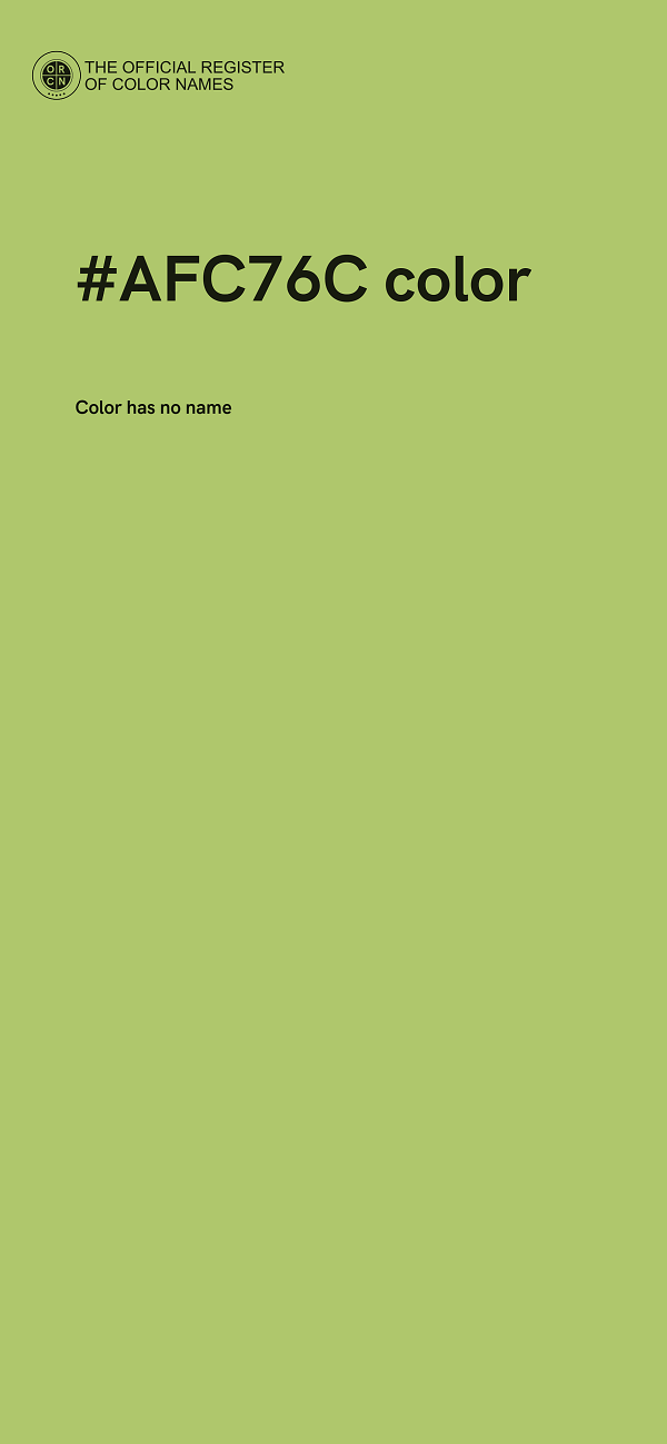#AFC76C color image