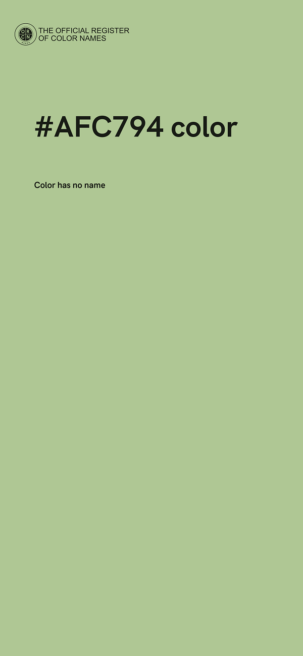 #AFC794 color image