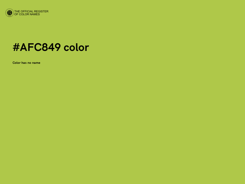 #AFC849 color image
