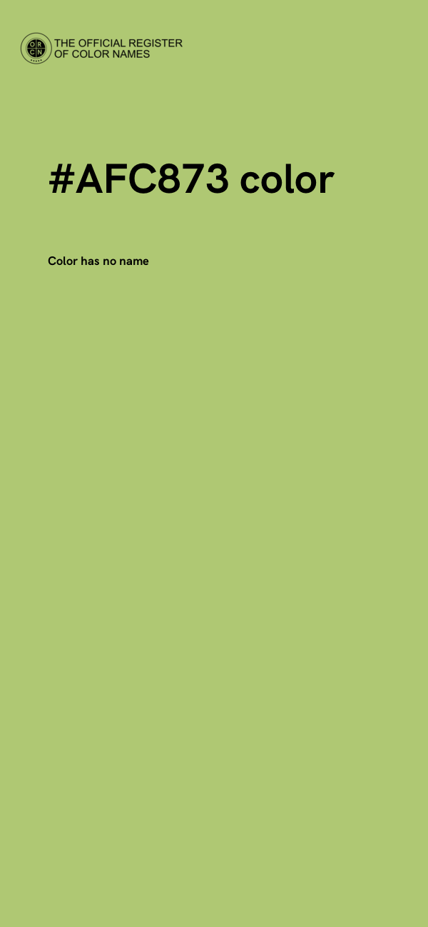 #AFC873 color image