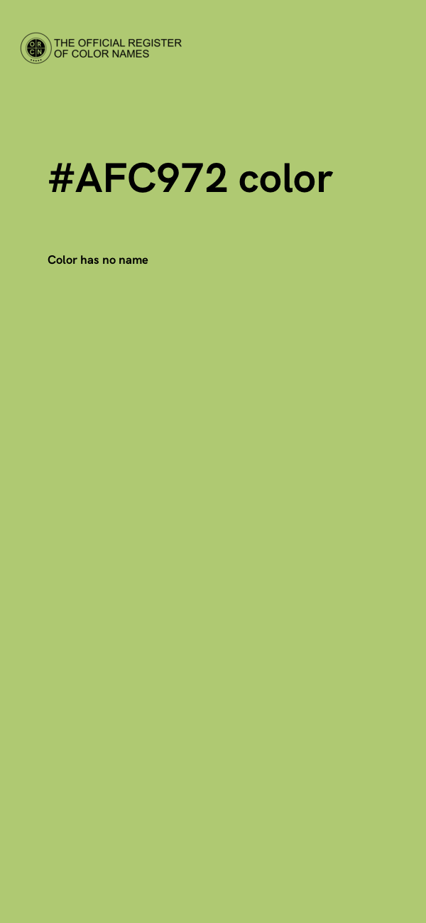 #AFC972 color image