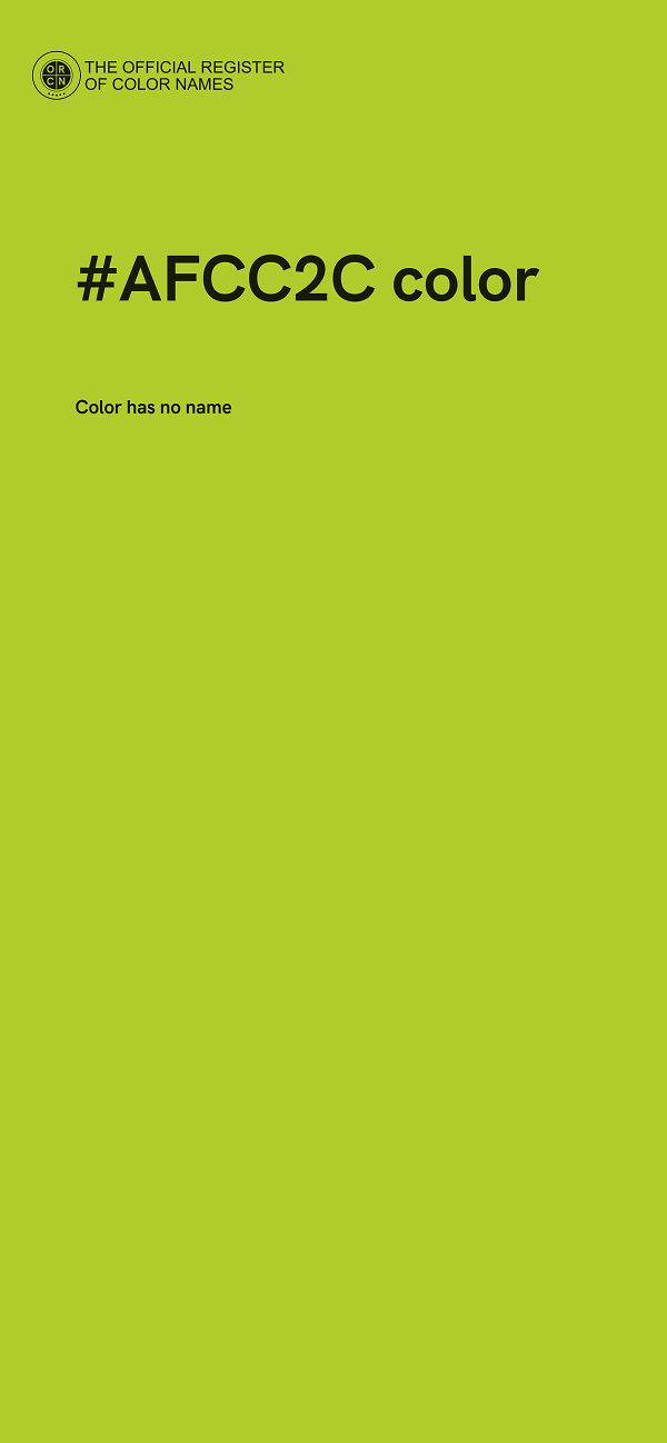 #AFCC2C color image