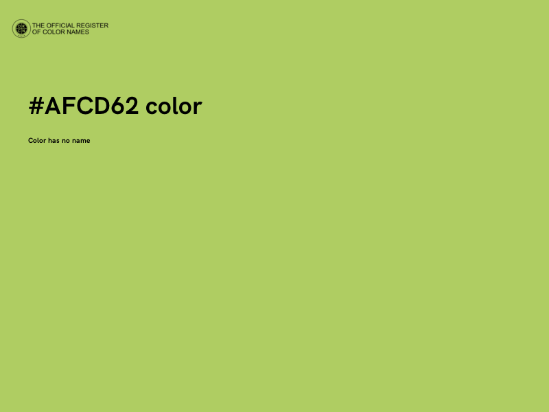 #AFCD62 color image