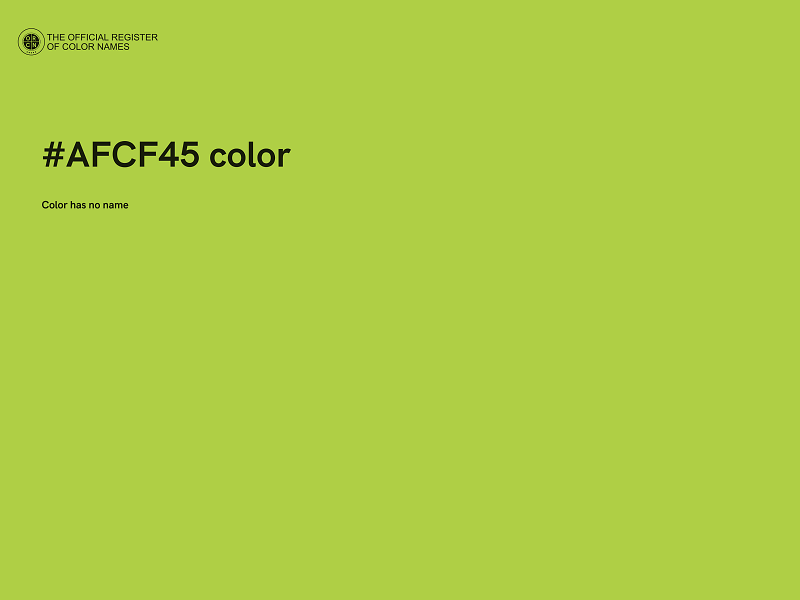 #AFCF45 color image